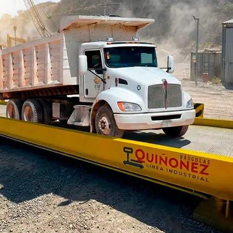 Basculas camioneras para agroindustria, minería, chatarrería y más