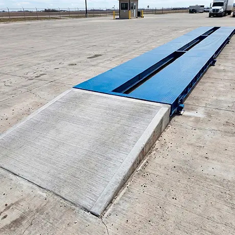 Plataforma de pesaje industrial de diseño modular y alta resistencia para tractocamiones quinta rueda y tolvas en Mexico