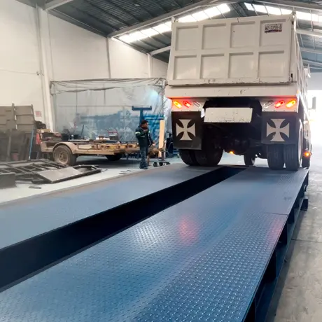 Basculas camioneras portatil de material grado industrial
